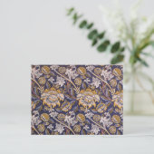 William Morris Wey Floral Wallpaper Postkarte (Stehend Vorderseite)