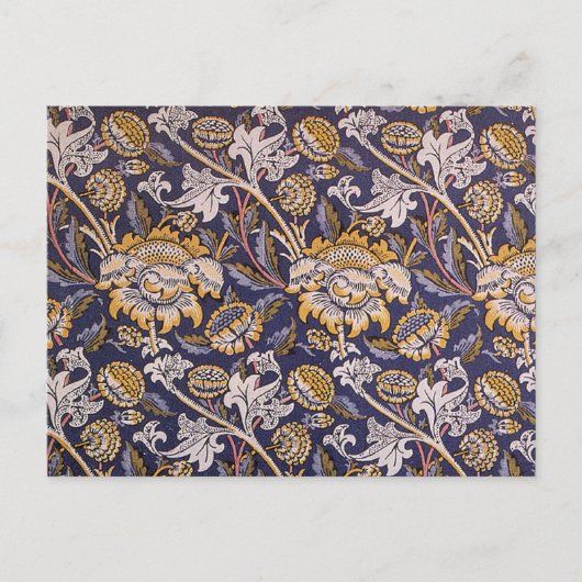 William Morris Wey Floral Wallpaper Postkarte (Vorderseite)
