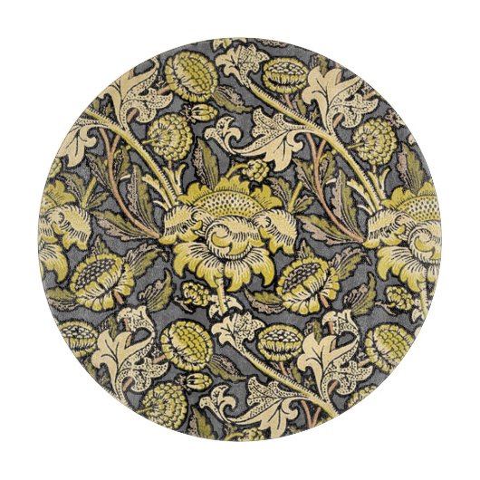 William Morris Wey Floral Wallpaper Schneidebrett (Vorderseite)