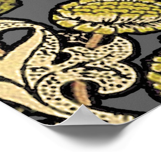 William Morris Wey Wallpaper Floral Poster (Ecke)