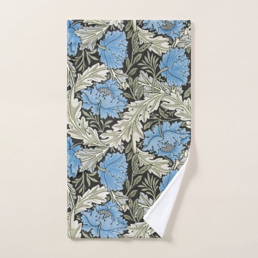 William Morris Wild Blue Poppies Badhandtuch Set (Handtuch)