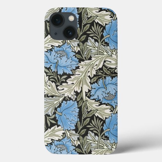 William Morris Wild Blue Poppies Case-Mate iPhone Hülle (Rückseite)