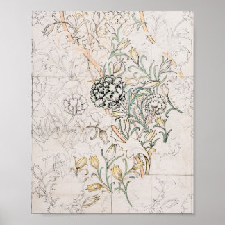 William Morris, Wild Tulip 1884 Poster