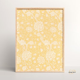 William Morris Wild Tulip Art and Crafts Poster