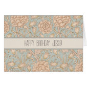 William Morris Wild Tulip Blume Floral Design (Vorderseite (Horizontal))