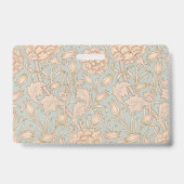 William Morris Wild Tulip Blume Floral Design Ausweis (Back)