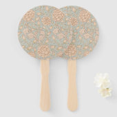 William Morris Wild Tulip Blume Floral Design Fächer (Vorne und Hinten)