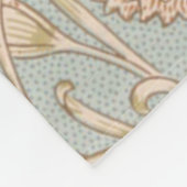William Morris Wild Tulip Blume Floral Design Fleecedecke (Ecke)