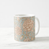 William Morris Wild Tulip Blume Floral Design Kaffeetasse (VorderseiteRechts)