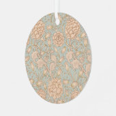 William Morris Wild Tulip Blume Floral Design Ornament Aus Metall (Vorderseite links)