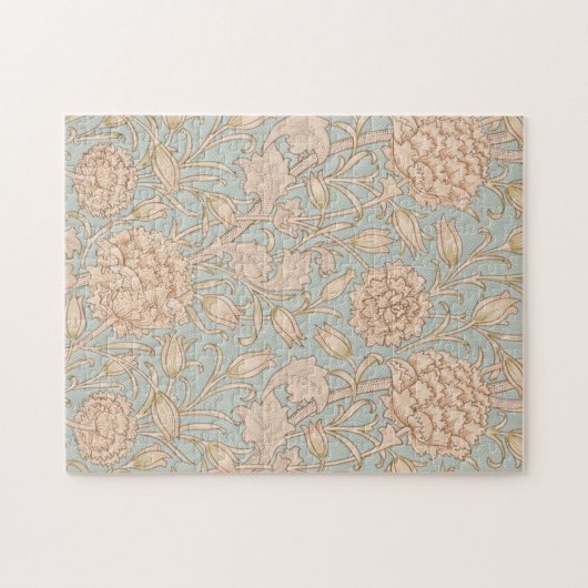 William Morris Wild Tulip Blume Floral Design Puzzle (Horizontal)