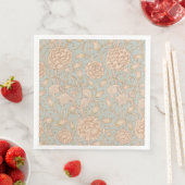 William Morris Wild Tulip Blume Floral Design Serviette (Beispiel)