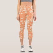 William Morris Wild Tulip Capri Leggings (Vorderseite)