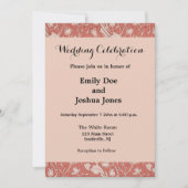 William Morris Wild Tulip Classic Viktorianisch De Einladung (Vorderseite)