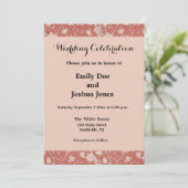 William Morris Wild Tulip Classic Viktorianisch De Einladung (Stehend Vorderseite)