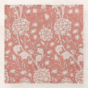 William Morris Wild Tulip Classic Viktorianisch De Glasuntersetzer