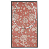 William Morris Wild Tulip Classic Viktorianisch De Kleine Geschenktüte (Rückseite)
