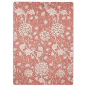 William Morris Wild Tulip Classic Viktorianisch De Klemmbrett (Rückseite)