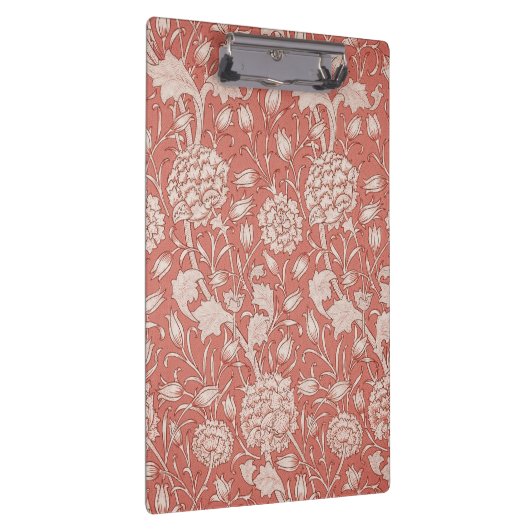 William Morris Wild Tulip Classic Viktorianisch De Klemmbrett (Rechts)