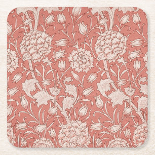 William Morris Wild Tulip Classic Viktorianisch De Rechteckiger Pappuntersetzer