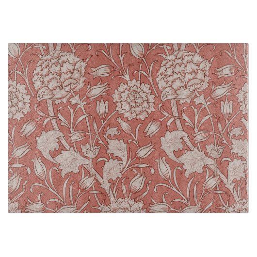 William Morris Wild Tulip Classic Viktorianisch De Schneidebrett (Vorderseite)