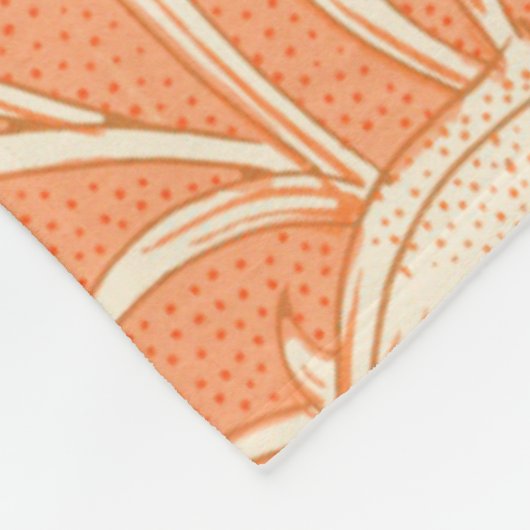 William Morris Wild Tulip Fleecedecke (Ecke)