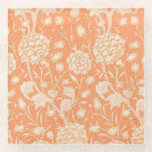 William Morris Wild Tulip Glasuntersetzer (Vorderseite)