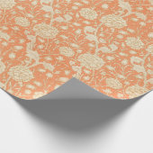 William Morris Wild Tulip Vintages Muster Geschenkpapier (Ecke)