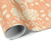 William Morris Wild Tulip Vintages Muster Geschenkpapier (Rolleneckpunkt)