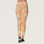William Morris Wild Tulip Vintages Muster Leggings (Rückseite)