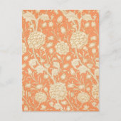 William Morris Wild Tulip Vintages Muster Postkarte (Vorderseite)