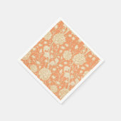 William Morris Wild Tulip Vintages Muster Serviette (Ecke)