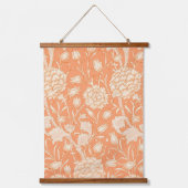 William Morris Wild Tulip Wandteppich Mit Holzrahmen (Vorderseite)