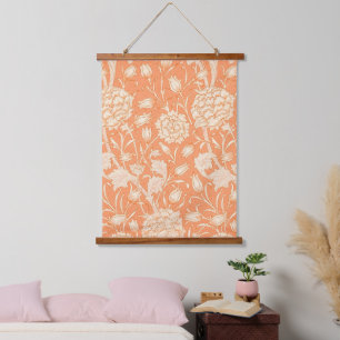 William Morris Wild Tulip Wandteppich Mit Holzrahmen