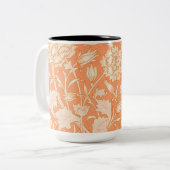 William Morris Wild Tulip Zweifarbige Tasse (Vorderseite Links)