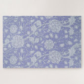 William Morris - Wilde Tulips Lila Blumenmuster Puzzle (Horizontal)