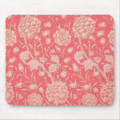 William Morris - Wilde Tulips - rosa Muster Mousepad (Vorne)