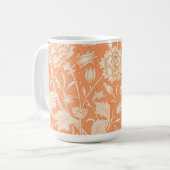 William Morris Wilde Tulpe berühmtes Muster Kaffeetasse (Vorderseite Links)