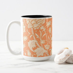 William Morris Wilde Tulpe berühmtes Muster Zweifarbige Tasse