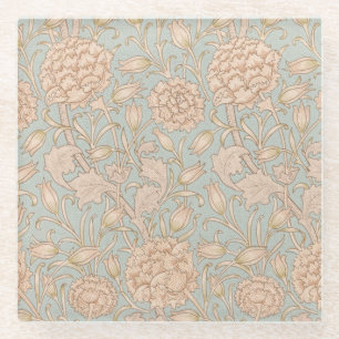 William Morris Wilde Tulpe Blumen Design Glasuntersetzer
