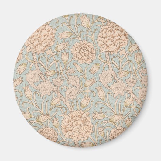 William Morris Wilde Tulpe Blumen Design Magnet (Vorne)