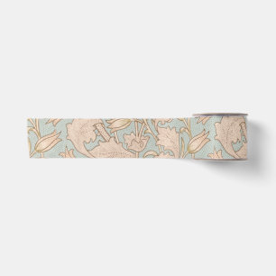 William Morris Wilde Tulpe Blumen Design Satinband