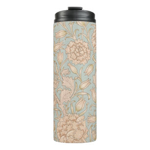 William Morris Wilde Tulpe Blumen Design Thermosbecher
