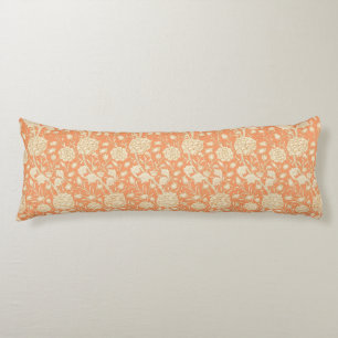William Morris Wilde Tulpe Orange Florale Kunst Seitenschläferkissen