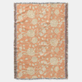 William Morris Wilde Tulpe Vintage Blumenmuster Decke (Vorderseite Vertikal)