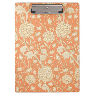 William Morris Wilde Tulpe Vintage Blumenmuster Klemmbrett