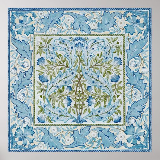 William Morris Wilhelmin Poster (Vorne)