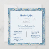 William Morris & Wilhelmina Style Prints Dankeskarte (Rückseite)