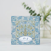 William Morris & Wilhelmina Style Prints Dankeskarte (Stehend Vorderseite)