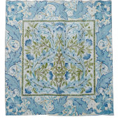 William Morris & Wilhelmina Style Prints Duschvorhang (Vorderseite)